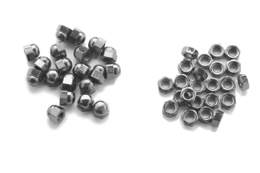 Dome Nuts – Black Chrome M5 thread (hold end plate on runner) (Bag of 100)